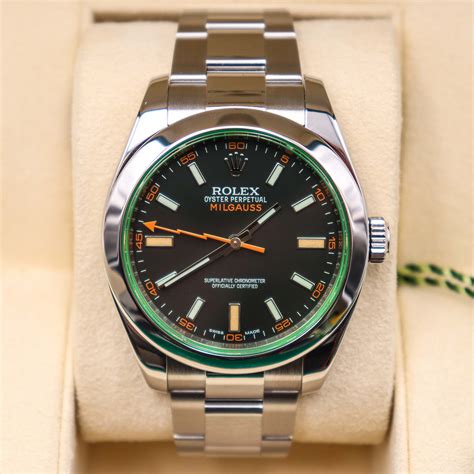 rolex milgause|rolex milgauss price used.